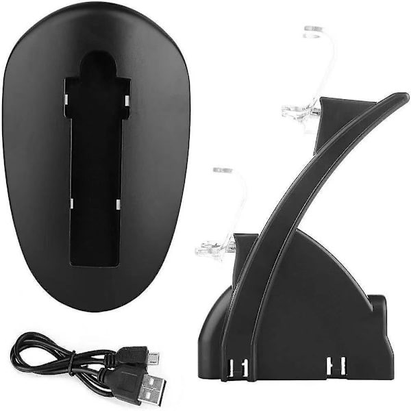 PS4 Opladningsstation - Oplader Manuel Styring / Playstation Styring Sort