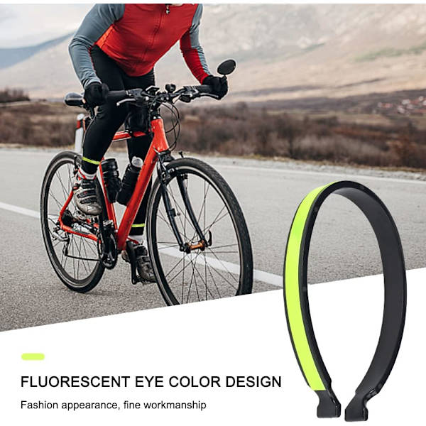 Reflekterende cykelclips, cykelreflekterende ankelrem, cykelreflekterende bukseclips