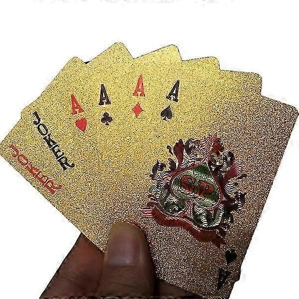 Korttipakka - Pelikortit - Pokeri - Kulta