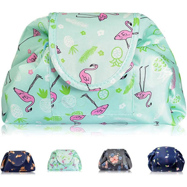Sminkväskor (Blå Flamingo)
