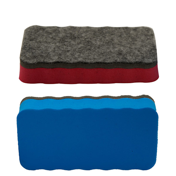 2 stk. hvite tavleviskere, magnetiske tavleviskere, assortert, tavleviskere, magnetisk tavlevisker, tavleviskere (2 stk.)