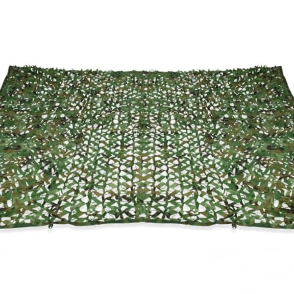 3x4m Camouflage Design Rektangulær Skyggesejl, Grøn Trellis