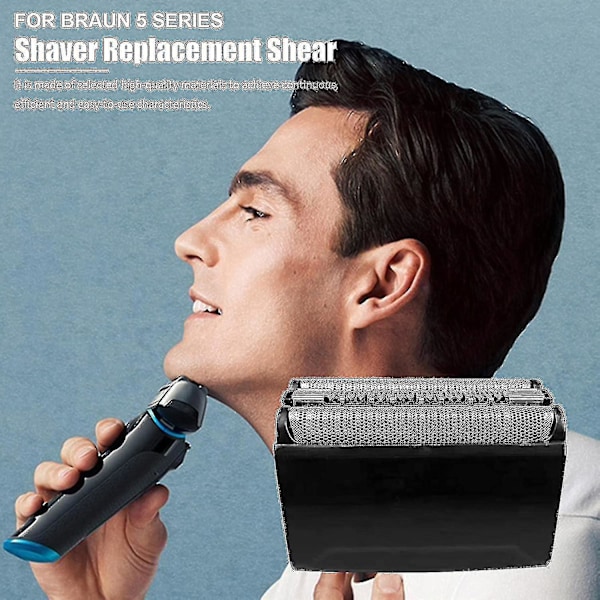 Hode til barberfolie for Braun 52b Serie 5 5020s, 5030, 5030s