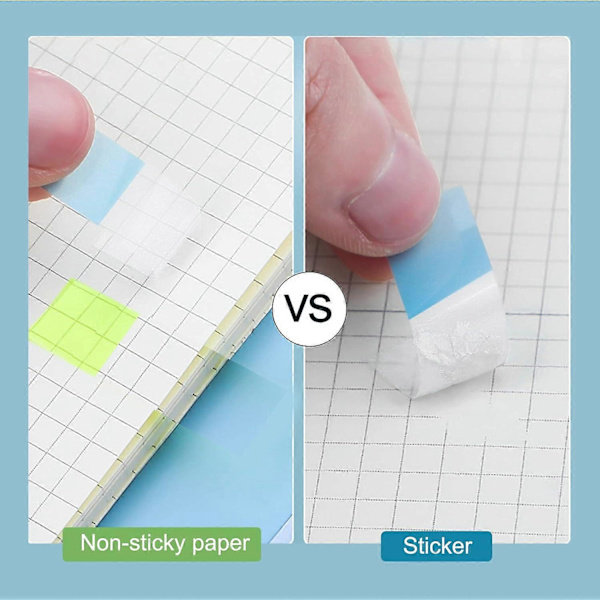 540 Stykker Gennemsigtige Sticky Notes Side Markører Bogmærker Sticky Note