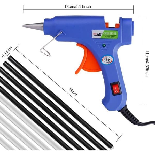 Bulereparationssæt uden lakering med lim pistol YYV