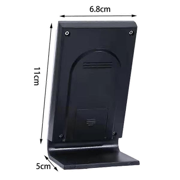 Indendørs udendørs termometer, indendørs udendørs hygrometer barometer termometer, digital ur alarm med udendørs sensor display