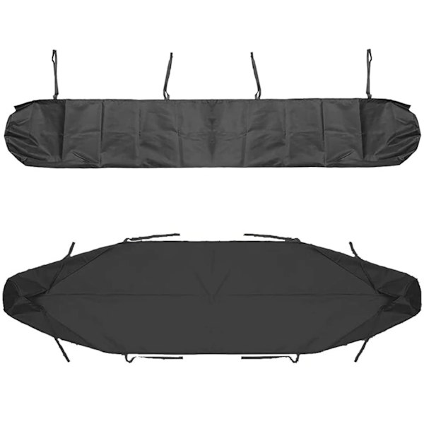 Markis för uteplats, förvaringsöverdrag för markis, vattentät, dammtät, snöskydd (4 m / 13,12 fot, svart) Black 4m