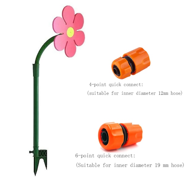 Rolig Solrosdansande Tusensköna Trädgårdssprinkler Galet Tusensköna Trädgård pink