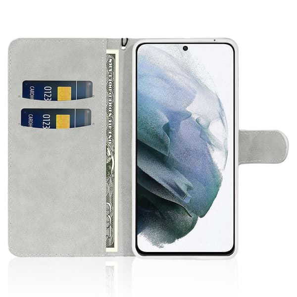 Kimalteleva lompakkokotelo hihnalla Samsung Galaxy S22 5G -puhelimelle
