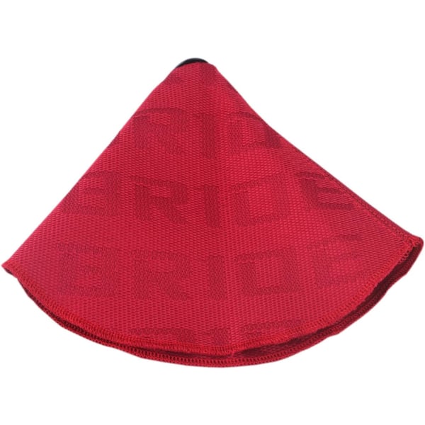 Växelspaksdamask Växelspaksknoppsskydd Hållbart Canvas Växelspaksmanschetter för Universal Bil-Röd Red