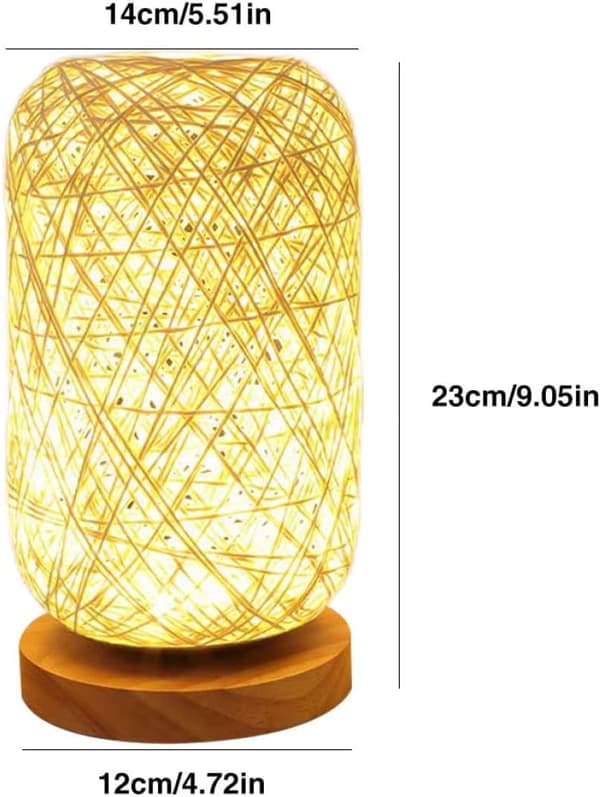 Retro Lagbord Sengeside Bullet Lampe