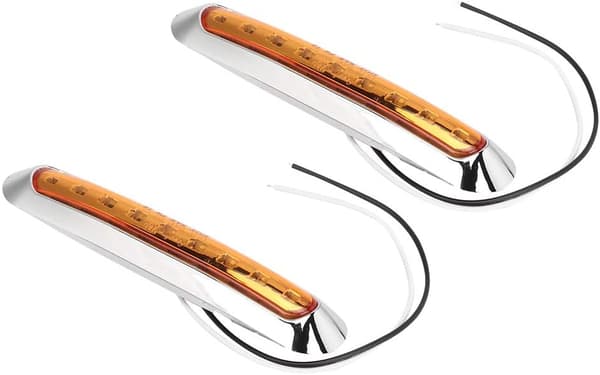 Tilhengerlys, 9 LED sidemarkerlys blinklys blinklys for lastebiltilhenger (2 stk)