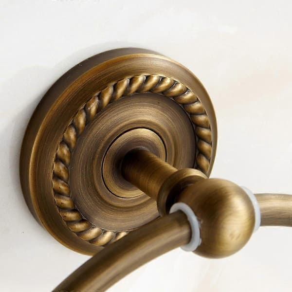 Retro Badeværelsestilbehør, Håndklædering, Gul, Kobber, Messing, Bronze
