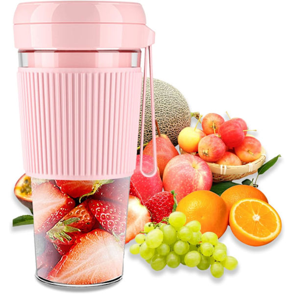 Bärbar mixer, Mini USB-mixer för smoothies och fruktshakes, Uppladdningsbar juicepress