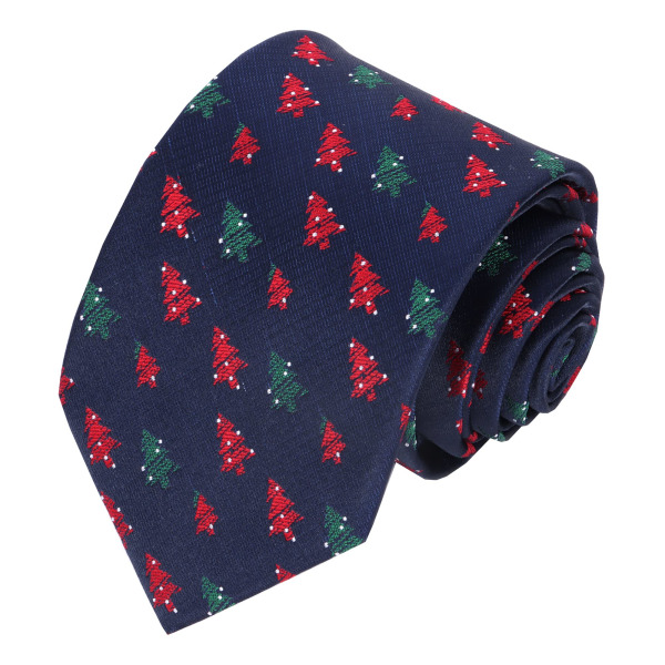 Mænds slips juleslips, silke hals slips til mænd julefest ferie slips 1