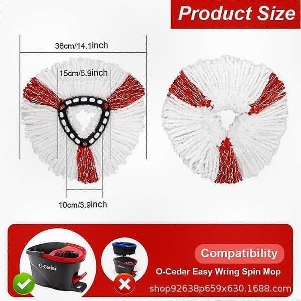 Mikrofiberputer, kompatible med Black & Decker dampmopp