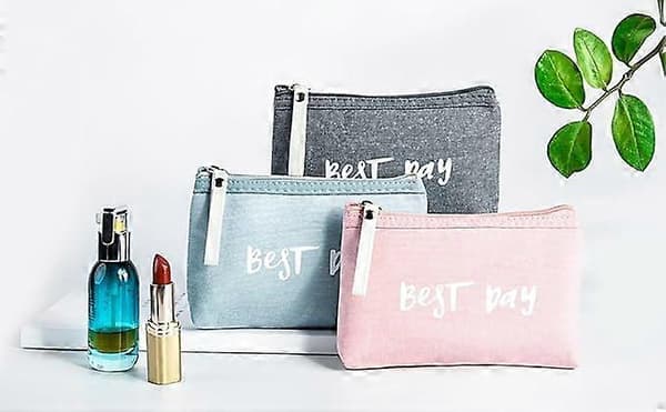 Makeup tasker sæt, vandtætte kosmetiktasker, toilettaske, makeup pung, børsteholder til kvinder og piger