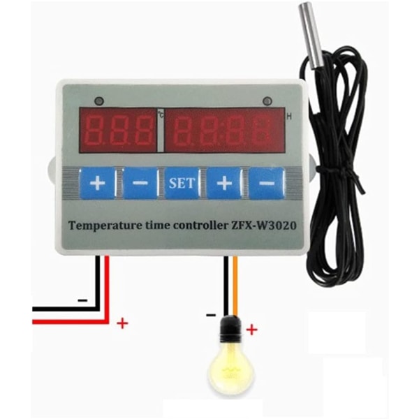 ZFX-W3020 Digital Intelligent Temperaturregulator Termostat Timer Switch Modul -55-110 Celsius (AC 220V)