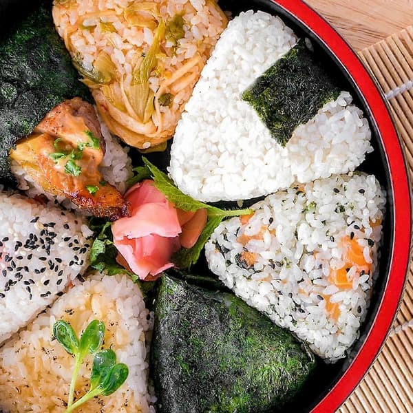 Onigiri Form Triangel Sushi Presse, 2 Pakk Triangel Risballform Maker