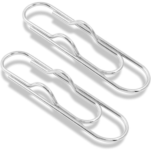 12 st metallpennhållare klämmor för anteckningsbok - Gyllene rostfritt stål pappersklämma multifunktionella pennhållare, silver