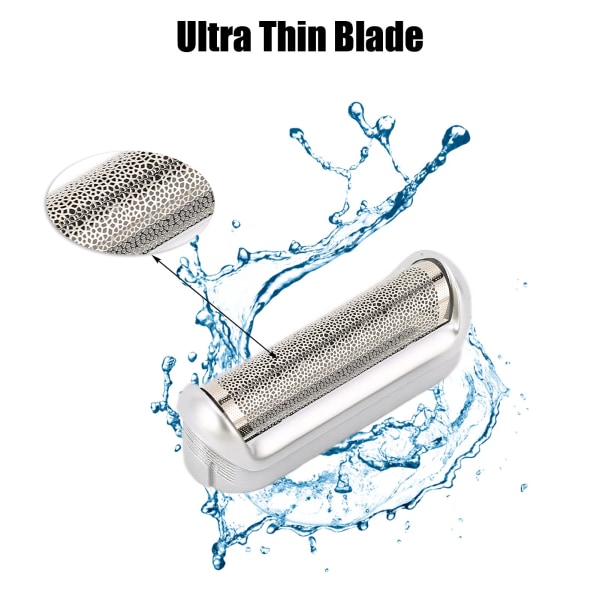 Barberblad og kutter kompatibel med Braun, erstatningsfolie skjærehode Elektrisk barberblad Tilbehør til barberblad
