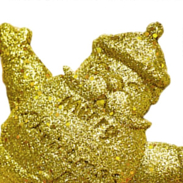 Juletretopp Belyst 3D Glitter Dynamisk Projeksjon for Juleferie Stjerne Santa Claus