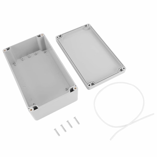 Vattentät Kopplingsdosa för Utomhusbruk, Kopplingsdosa, ABS IP65 Elektrisk Projektlåda, Kabelkapsling för Elektriska Installationer Inomhus och Utomhus (200 x 120 x 75 mm)