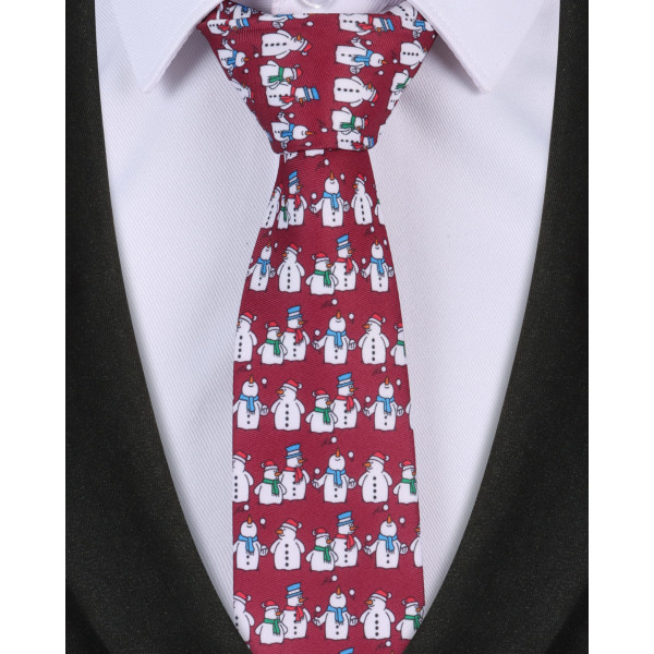 Joulusolmiot miehille, miesten joulusolmiot Joulupukin solmiot Joulusolmiot Juhlasolmiot Holiday Solmiot Purple snowman