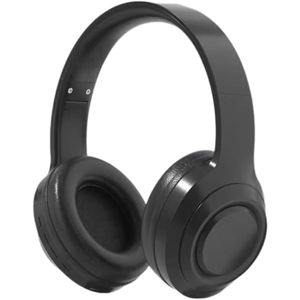 Over-The-Head Foldbart Justerbart Headset, Bærbar Lang Utholdenhet Trådløst Kort, Dual Stereo Støyreduksjons Headset-Yunyan Svart