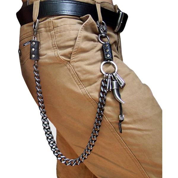 Punk Hip Hop -housujen avaimenperäketju horn chain