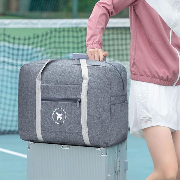 Matkatavarat 45x36x20, Matkalaukku, Taitettava Lentokoneen Matkustamon Laukku Matkustamon Matkalaukku Matkatavarat Duffel-laukku (2 kpl) Black