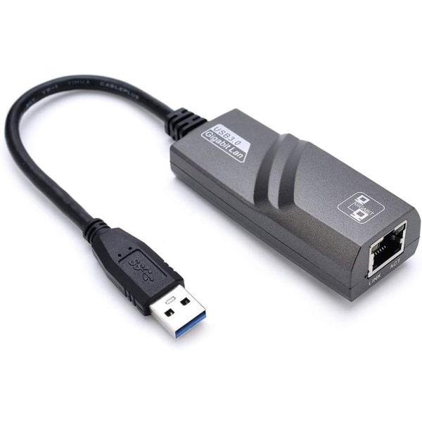 USB Ethernet-adapter, 1000 Mbps nettverks-LAN-adapter kompatibel med Windows 10/8.1/8/7/Vista/XP, Mac OS 10.6 og nyere