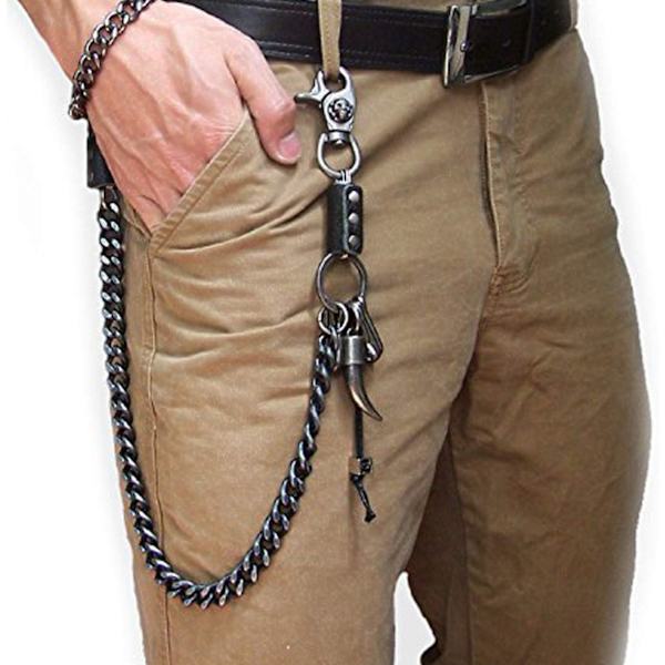 Punk Hip Hop -housujen avaimenperäketju horn chain