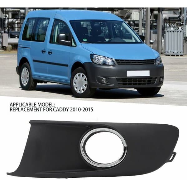 Krom Tåkelys Deksel Trim For CADDY 2010-2015 Venstre Erstatning ODIPIE