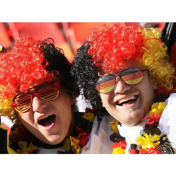 Country Wigs 2022 VM-supporterartikler Qatar VM-paryk