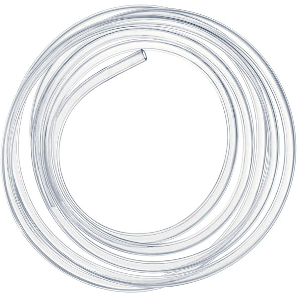 Transparent mjuk PVC-slang 5 meter, 4 × 6 mm flexibel tryckslang 5 M