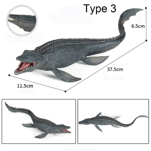 Ocean Dinosaur Model Mosasaurus Figurines TYPE 2 TYPE 2