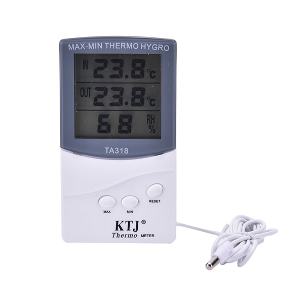 Digital LCD-termometer för inomhushem Hygrometer Temperaturmätare