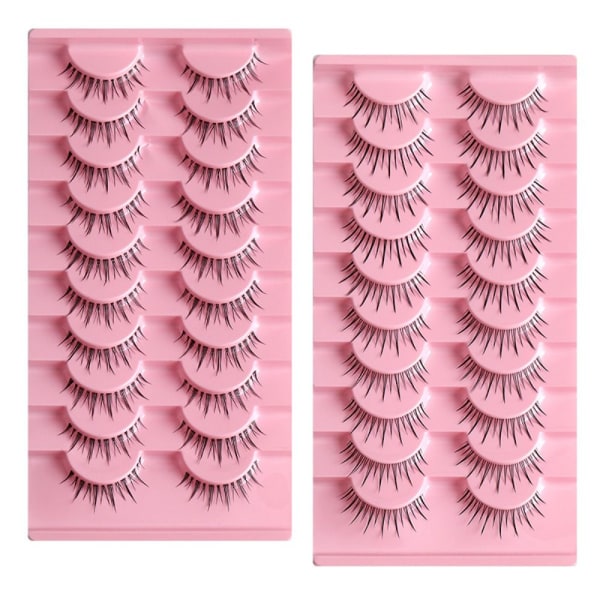 10 Par Manga Lashes Lösögonfransar TM01 TM01 TM01 TM01