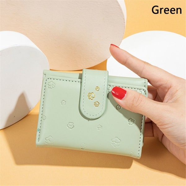 Kort plånbok Tri-fold Plånbok GRÖN green green