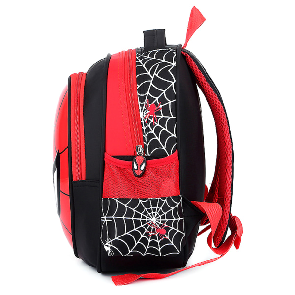 Pojkar Dagis Skola Ryggsäck Spiderman Väska Z Black Black