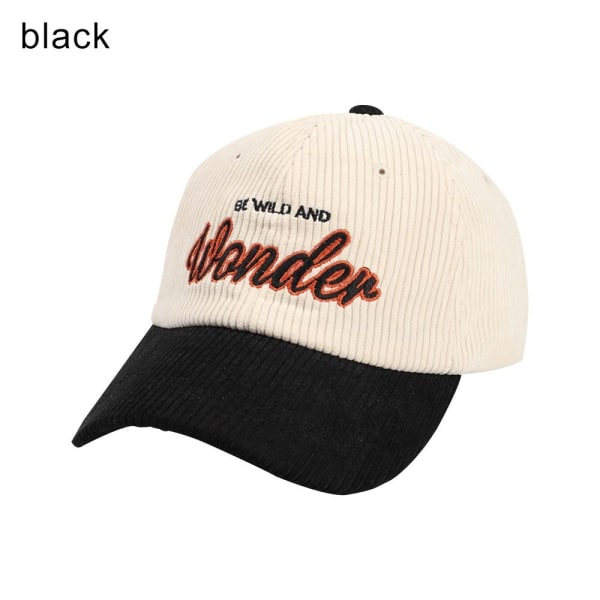 Cap Visirhatt SVART black black