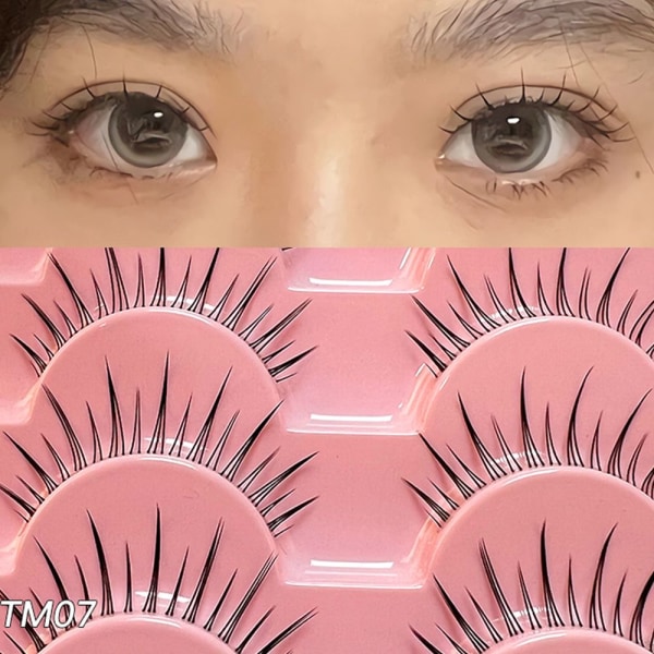 10 Par Manga Lashes Lösögonfransar TM09 TM09 TM09 TM09