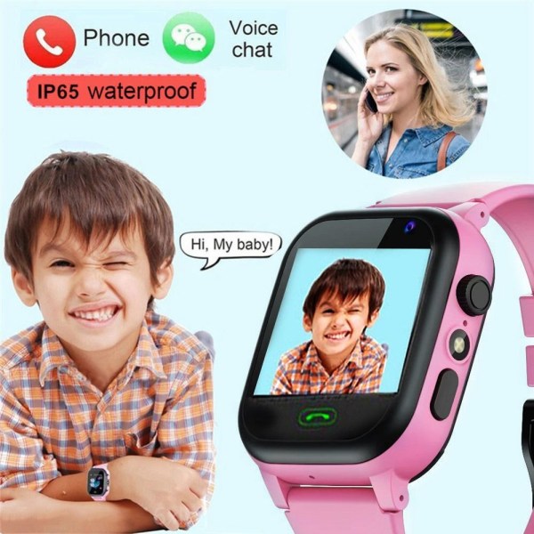 Smart Watch Telefonklockor ROSA pink pink