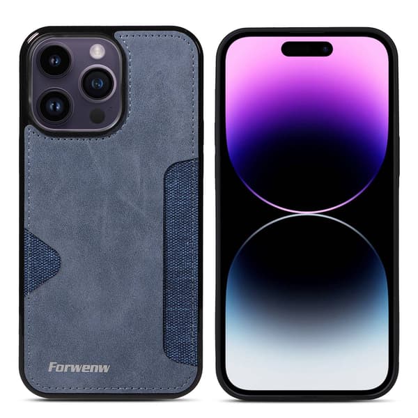 Kotelo iPhone 17 -korttipaikalle, sininen Noz9762
