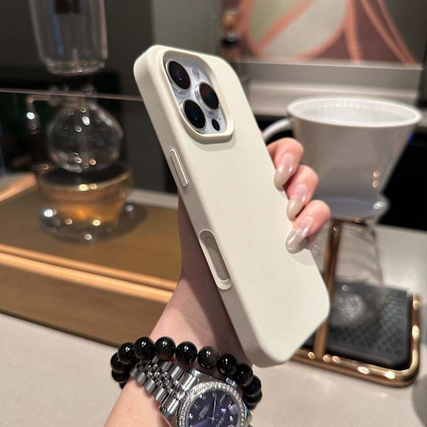 Fodral till iPhone 16 Flytande Silikon Vit Noz17335
