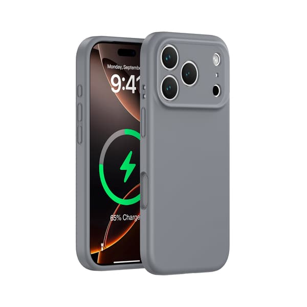 Fodral för iPhone 15 Pro Max Flytande Silikon Magnetisk Silikonfinish Noz3194