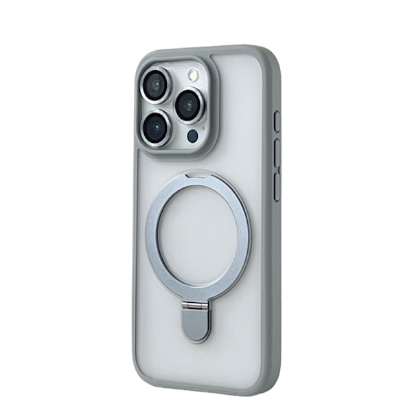 Etui til iPhone 13 Pro Max Matt Magnetisk Stativ Grå Noz22156