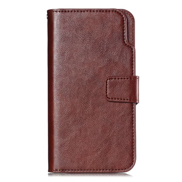 Etui til iPhone 16 Plus Stand Kortplads Brun No_59