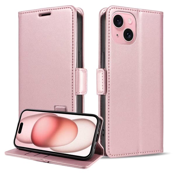 Etui til iPhone 13 Kortplads Pink Noz2937
